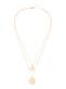 PIECES Kette COMBI NECKLACE gold