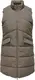 ONLY CARMAKOMA CARMATILDE LONG WAISTCOAT OTW Dames Gilet - Walnut