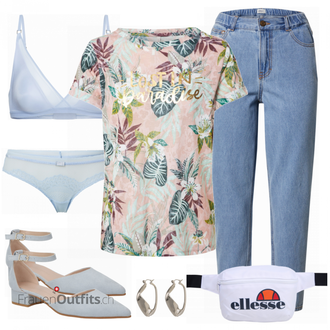 Outfit mit Weiß Tasche Ellesse "Perfekt für den Sommer"