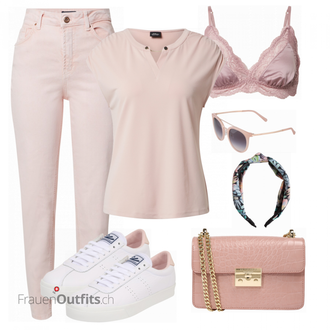 Outfit mit Sneaker Superga "Perfekt für die Freizeit"