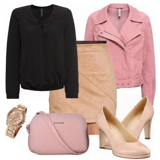Winter Outfit mit Braun/Beige/Khaki Moderne Rock/Wickelrock/Minirock/Rock Zum Binden/Winterröcke/70er Minirock/Cordrock Simplee Apparel "Business lady"