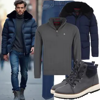 Jogging Winter Outfits "Freizeit Outfit"