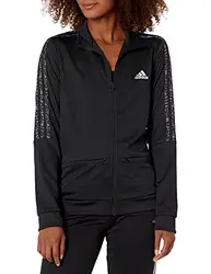 adidas Women''''s Standard Sereno Track Jacket, Black/Grey/White, X-Large