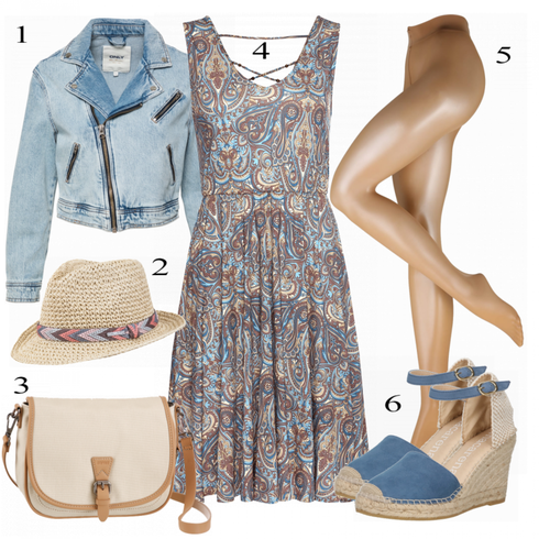 Comment poter Beige Sandales MACARENA avec Beige Collant Falke