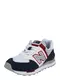 new balance Sneaker schwarz / weiß / weinrot / grau