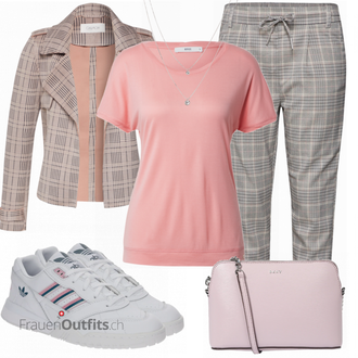 Outfit mit Beige Cartoon "Alltags Outfit"