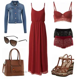 Outfit mit High Heel Aldo "Luftiges Freizeitoutfit"