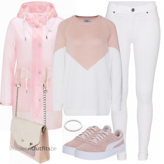 Outfit met wit Sneaker Puma "Puma Sneakers"