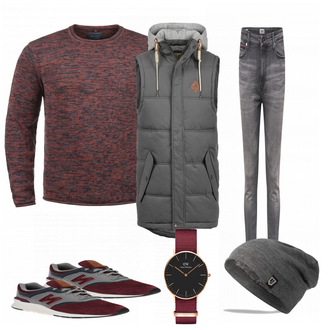 Outfit mit Blau Sneaker New Balance "Freizeit Look"