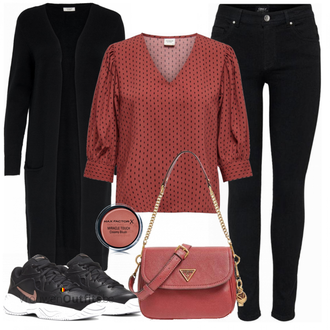 Outfit met blauw Sneaker Nike "Stijlvolle combinatie voor de lente"