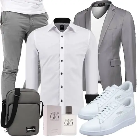 Weiß Accessoire J'S FASHION kombinieren