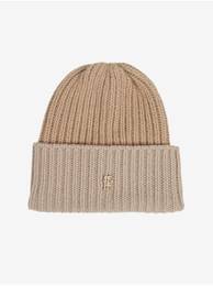 Women's beige hat with wool and cashmere - Women