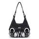 angel kiss Damen Handtasche Umhängetaschen Damenhandtasche Schultertasche Lederhandtasche Wasserdicht Tragetasche elegante Rucksack hand taschen damen groß Henkeltaschen mit vielen fächern Schwarz