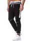 OneRedox Herren Jogging Hose Jogger Streetwear Sporthose Modell 1317Schwarz WeissM