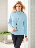 Blaue Rollkragenshirts image