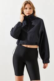 Women's Zipper Detailed Raincoat MBMS002