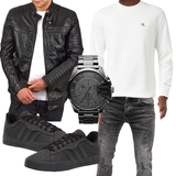 Stilvolle Motorrad Lederjacken Outfits image