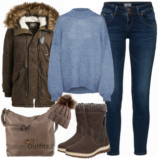 Outfit mit Blau Stiefel Tom Tailor "Tom Tailor"