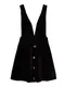 Miss Selfridge Latzkleid schwarz