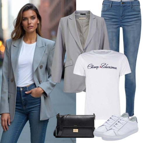 Kombinirajte Plava/TamnoPlava Kožna Jakna/Kožne jakne/Traperice s Rupom/Traperice s Prorezom/Push-up Traperice/Čizma do Gležnja levi's ®