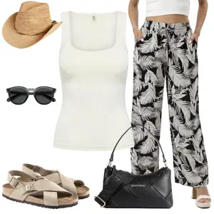 Zomer Outfits met Lange Broek merkloos "Outfit Voor De Zomer"