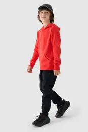 Boys Non-Zip Hoodie With Hood 4FJWMM00TSW
