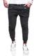 behype. Herren Lange Trainingshose Jogging-Hose Sport-Hose Biker 60-2092 Dunkelgrau M