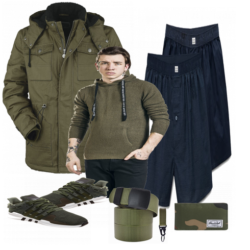 Blau Unterwäsche Unterhose Tchibo kombinieren