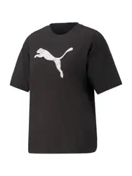 PUMA Sportshirt schwarz / weiß