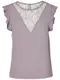 VERO MODA Spitzen-Oberteil ohne Ärmel taupe