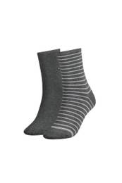 Socks - TH WOMEN SMALL STRIPE 2P grey