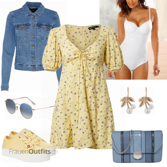 Outfit mit Orange Sneaker GANT "Retro Alltagslook"
