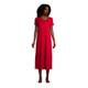 Wadenlanges Supima Kurzarm-Nachthemd, Damen, Gre: S Normal, Rot, Jersey, by Lands'''' End