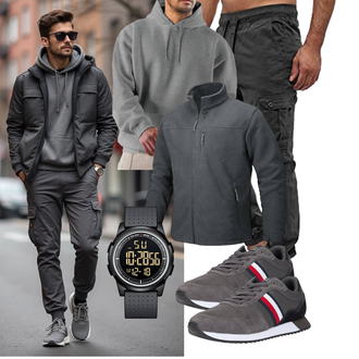 Outfit mit Outdoorjacke TACVASEN "Freizeit Outfit"