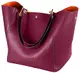 SQLP Damen Henkeltaschen Leder Groß Kapazität Shopper Tasche Student Schultasche Arbeit Handtasche für Damen Schultertaschen Weich Umhängetasche