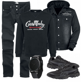 Outfit mit Schwarz Top Ara "EMP Style"