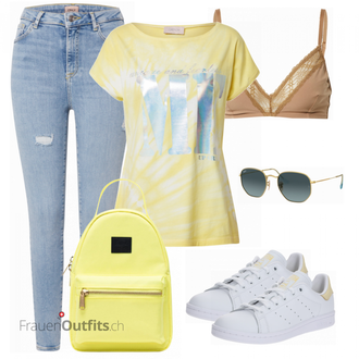 Outfit mit Blau Cartoon "Cooles Alltagsoutfit"