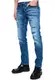 R-Neal Herren Jeans Hose Streetwear Stretch Cotton Destroyed Pants Biker Jeanshose Knopfleiste Vintage Used Clubwear Denim 237/239/240/241, Hosengröße:32W / 32L, Denim Color:12-240-3