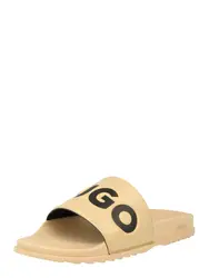 HUGO Pantolette ''''Match_it'''' hellbeige / schwarz