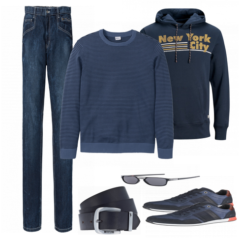 Türkis Schuh Sneaker Bullboxer kombinieren