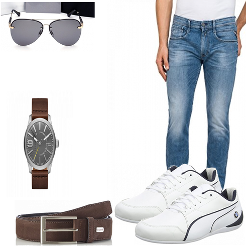 Grau Sneaker Puma kombinieren