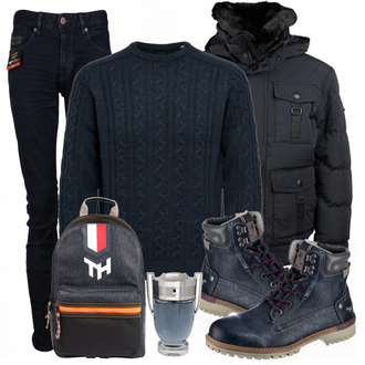 Outfit mit Blau wellensteyn "Winter Outfit"
