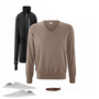 Braune Strickjacken und Cardigans kombinieren image
