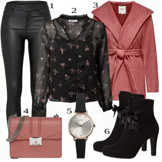outfit mit Črna Škorenj Tamaris "1"