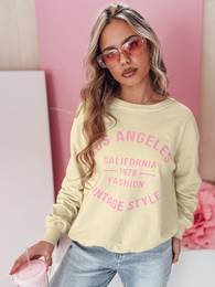 Bluza damska one size oversize KALISTYLE jasnota