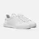 Weiße Low Sneaker aus Leder