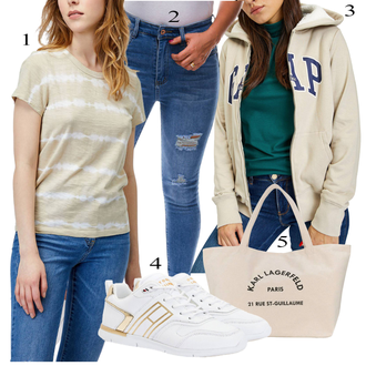 Outfit sa Pastelne boje karl lagerfeld "Jesenski outfiti"
