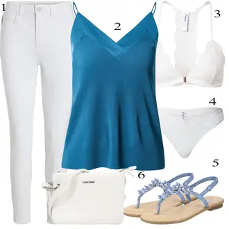 Outfit sa Bijela/Krem Grudnjak Minimizer/Čipkasti grundjac/Grudnjak sa žicom/Podstavljeni grudnjak/Grudnjak prsnog kroja/Muške cipele u veličini 11/Relief grudnjak/Ženski sportski grudnjak s korzetom/Grudnjak sa žicom/Mekani grudnjak/Grudnjak Bez Žice etam "Ljetni outfiti"