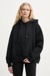 Pulover TIEROTH enski, rna barva, s kapuco, W171JB