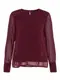 VERO MODA Oberteil weinrot